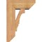 Ekena Millwork Balboa Slat Smooth Bracket w/ Offset Brace, Western Red Cedar, 7 1/2"W x 18"D x 26"H BKT0806X18X26BOA06SWR - alternate 2